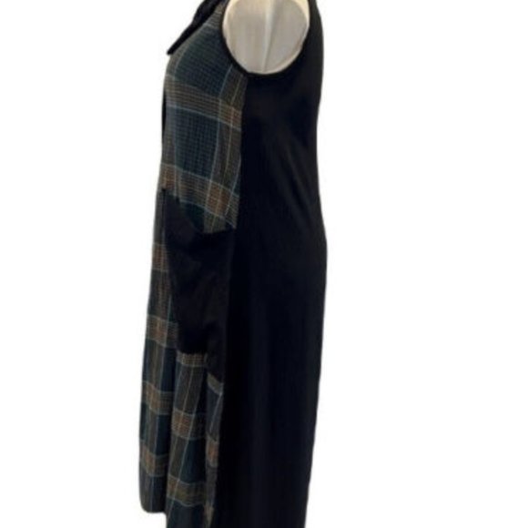 Women's Dolores sleeveless Green and Black Maxi Dress Perfect - Picture 6 of 9
